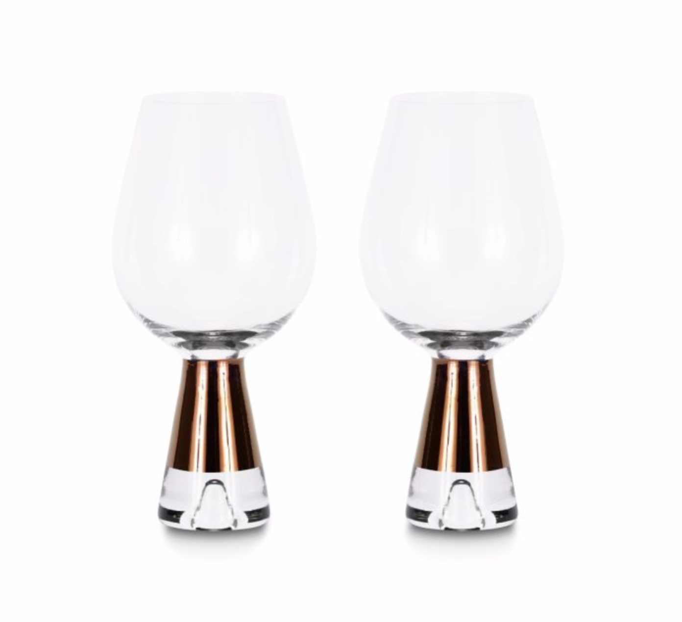 Tank Wine Glasses - Copper