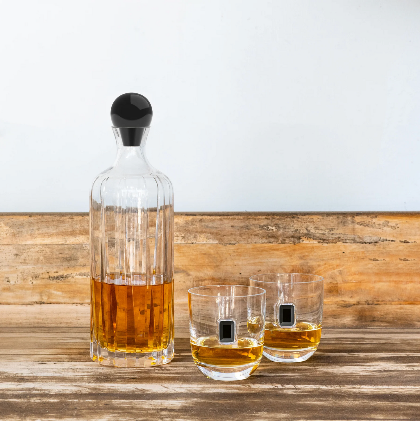 Obsidian Stone Whiskey Glasses