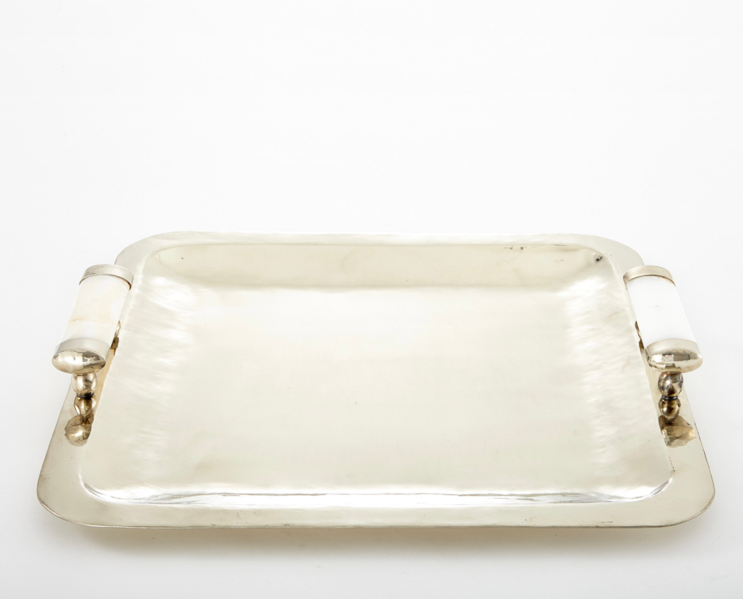 Cream Onyx Square Bar Tray