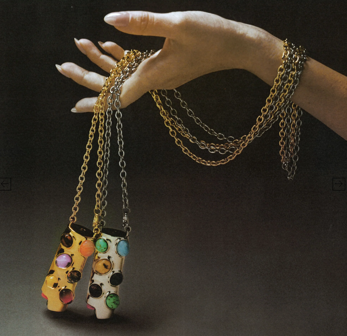 Stoned Crossbody in Amber