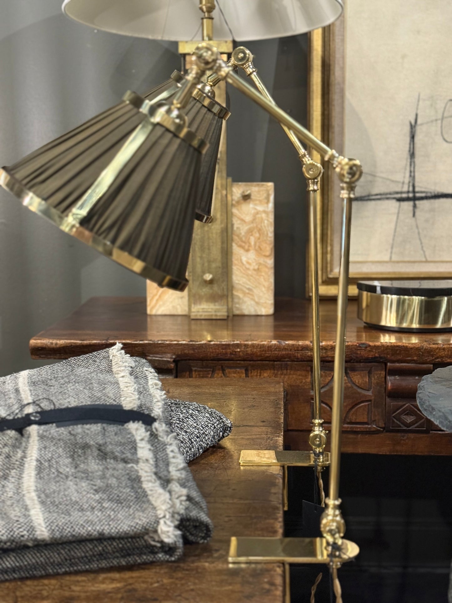 Parisian Clip On Desk Lamp