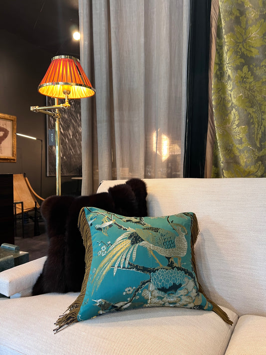 Silkbird Jacquard Custom Pillow with Fringe