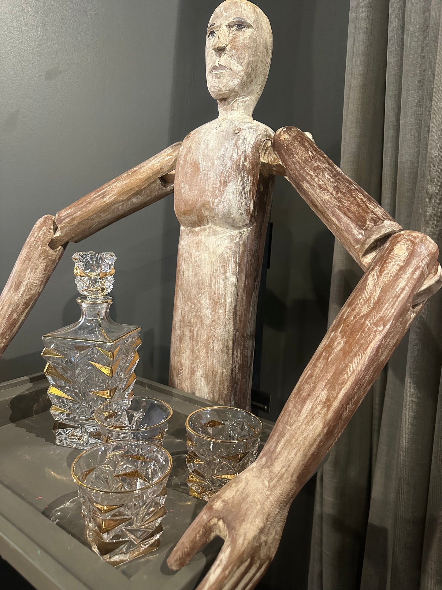 Decanter and Whiskey Glass Set