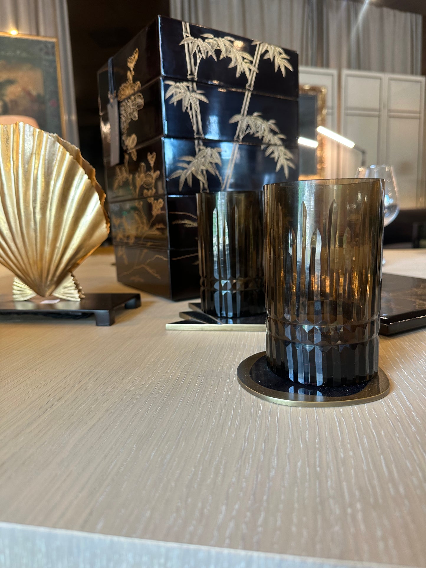 High Ball Cut Glassware