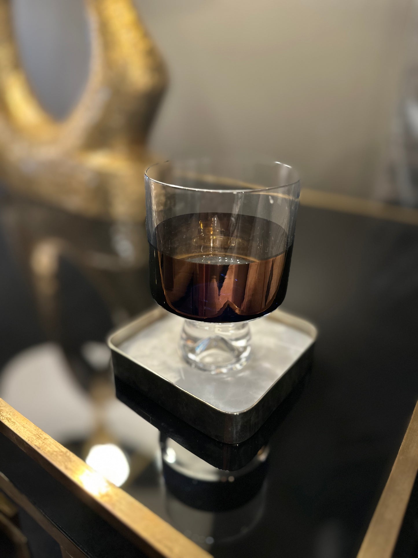 Onyx and Alpaca Metal Coasters
