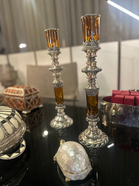 Moroccan Candle Sticks (Pair)