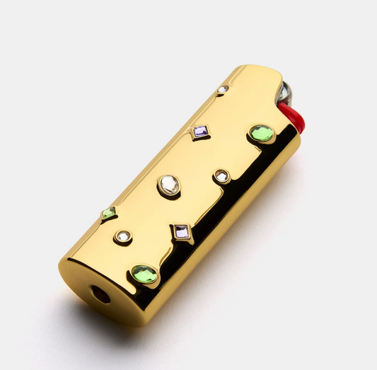 Little Gem Lighter - Lilac and Gold