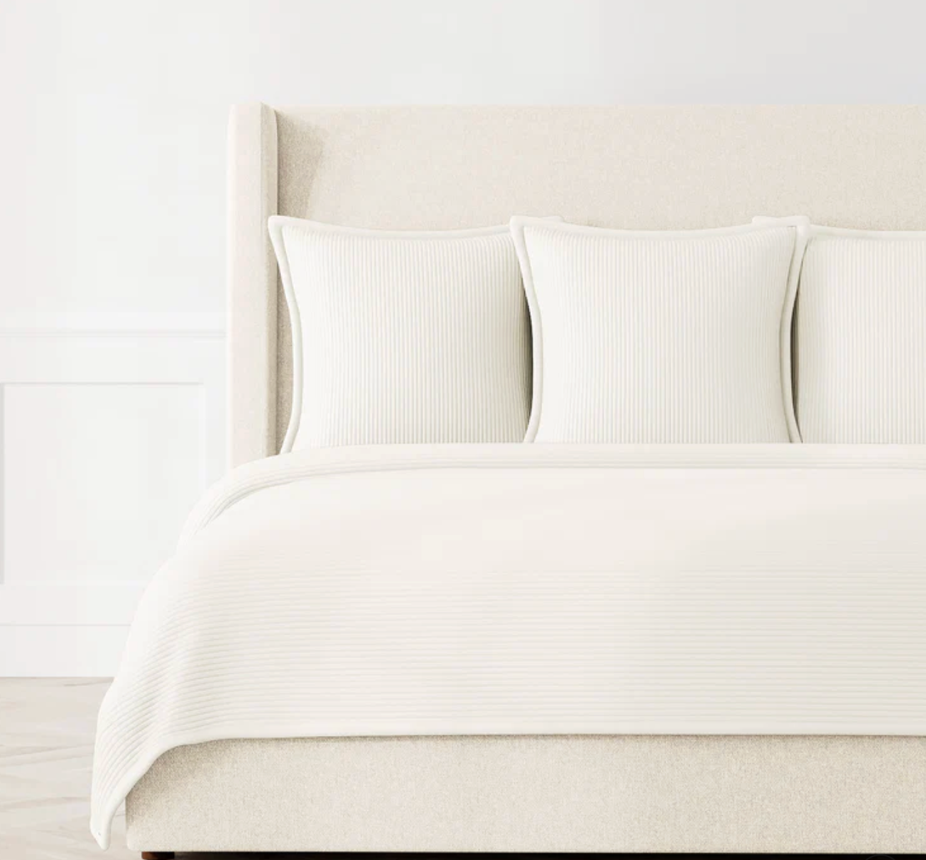 Ann Gish King Linea Coverlet Set