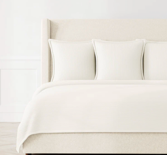 Ann Gish King Linea Coverlet Set